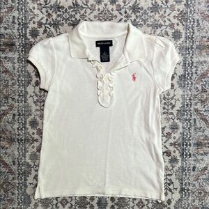Ralph Lauren White Polo Shirt Classic Cotton